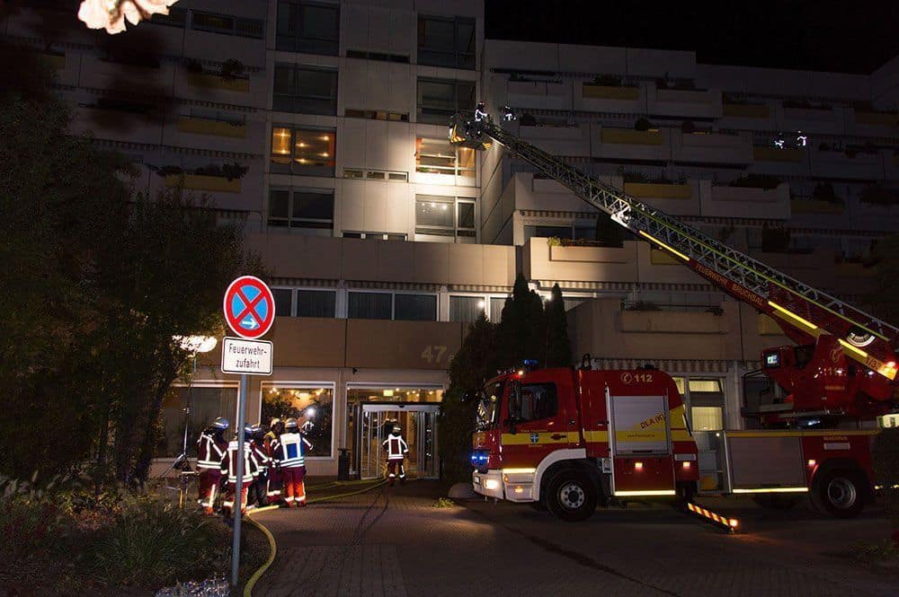 Brand einer Heizungsanlage im Altenheim Huttenstraße Bruchsal